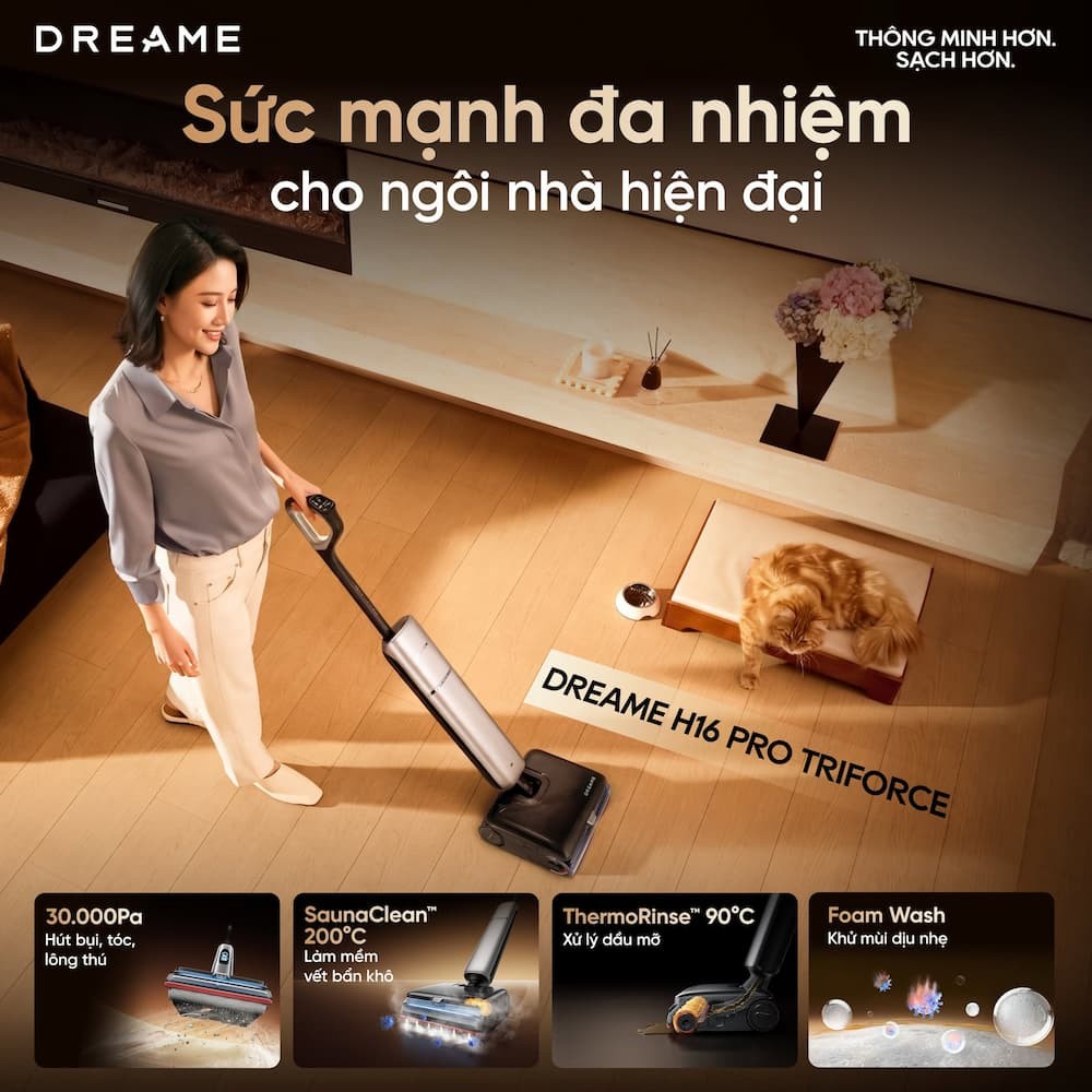 Hãy chọn Dreame H16 Pro TriForce nếu