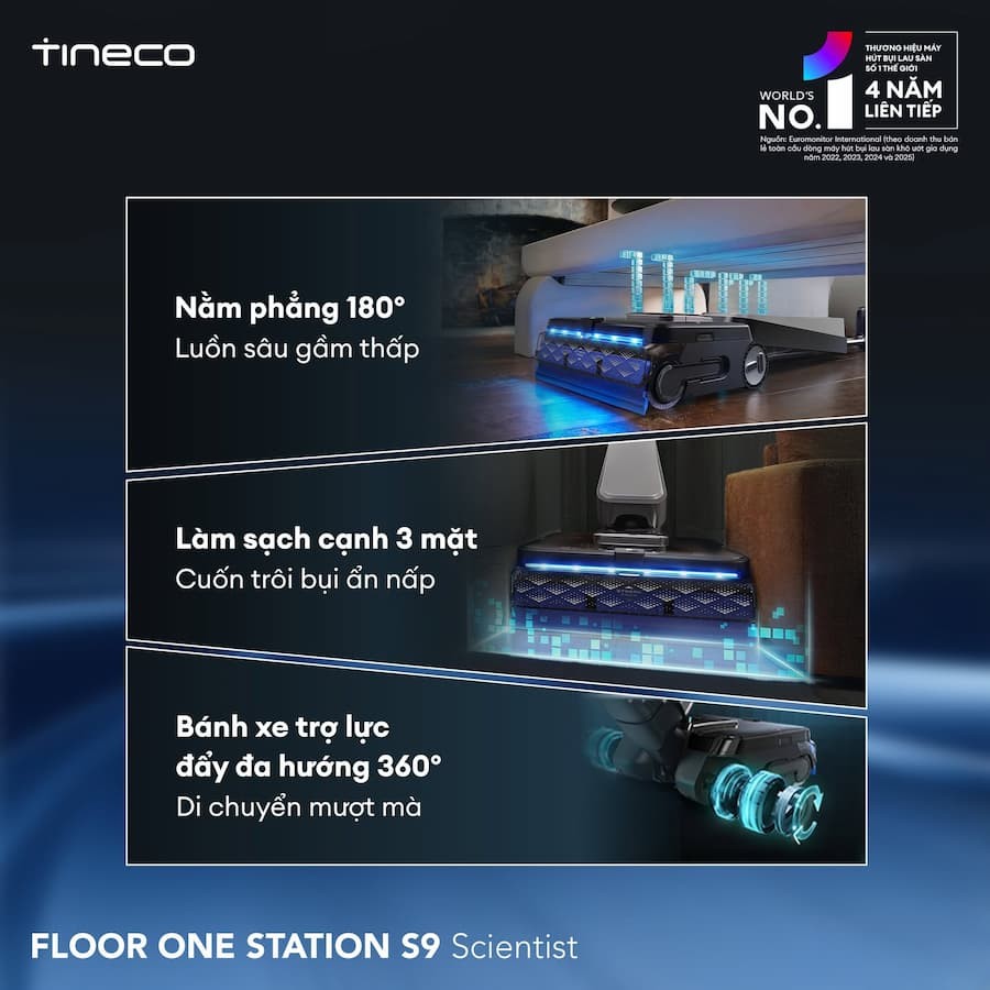 Đánh Giá Chi Tiết #Review Máy Hút Bụi Lau Nhà Tineco Station S9 Scientist