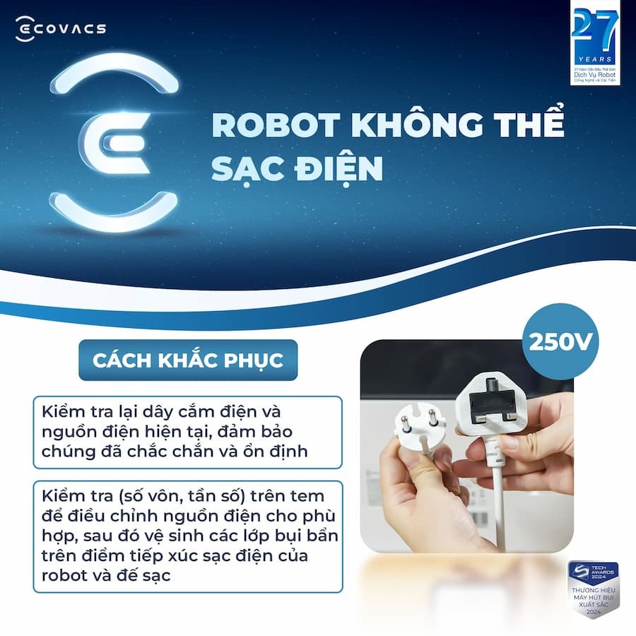 Lỗi Hệ Thống Lau Nhà / Không Ra Nước Hoặc Rò Rỉ Nước