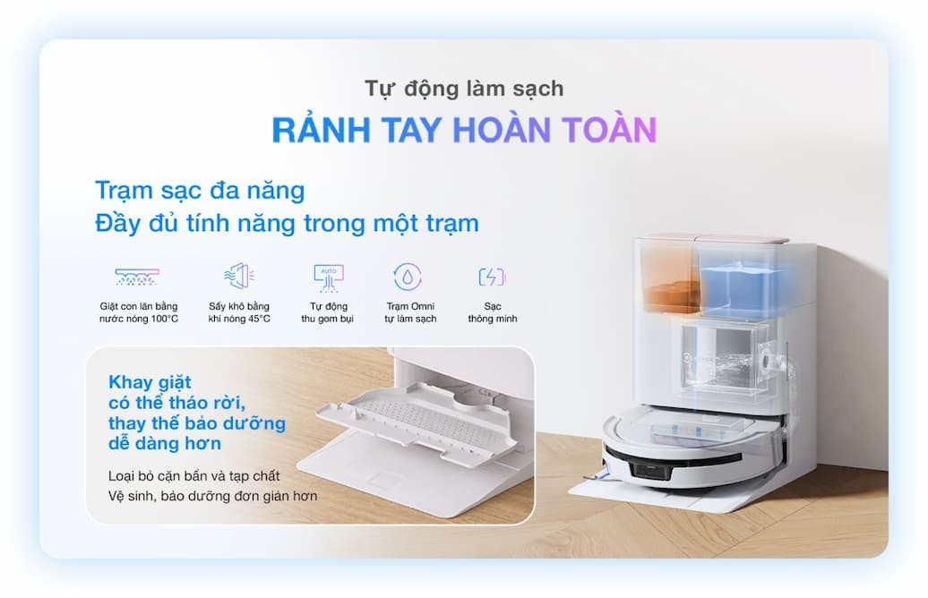 Trạm Sạc Đa Năng Omni Station: Tự Động Hóa Toàn Diện