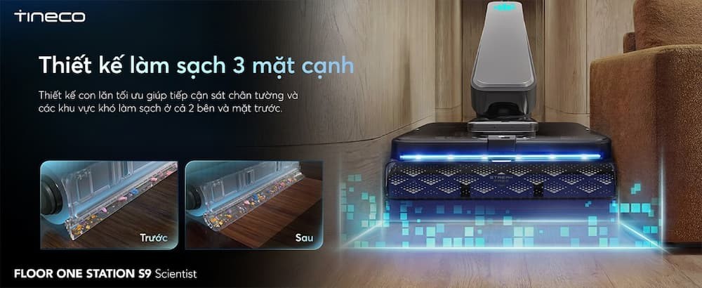 TRẢI NGHIỆM ĐẲNG CẤP, THIẾT KẾ CỦA TƯƠNG LAI TINECO STATION S9 SCIENTIST