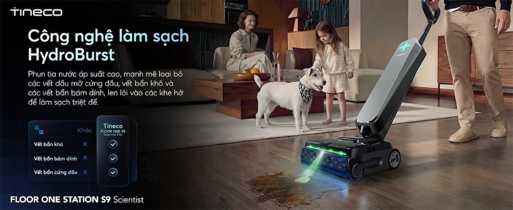 TINECO STATION S9 SCIENTIST ĐỈNH CAO CỦA TRÍ TUỆ NHÂN TẠO
