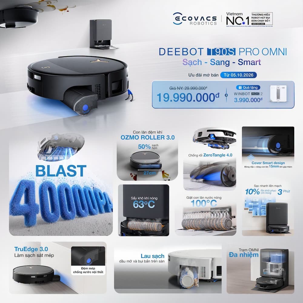 DEEBOT T90S PRO OMNI 6