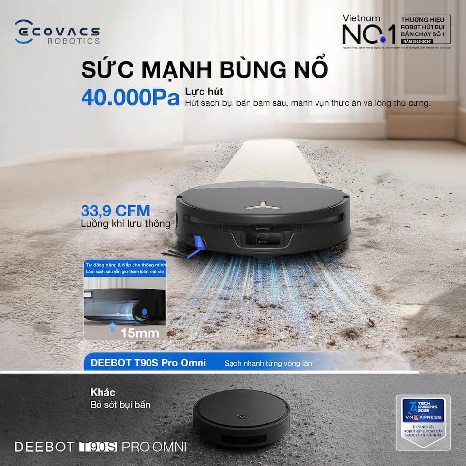 Câu Hỏi Thường Gặp (FAQs) Về DEEBOT T90S PRO OMNI